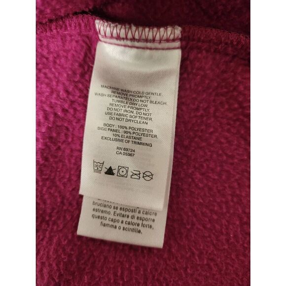 Columbia Purple Pink & Navy Blue Full Zip Fleece Jacket Size  SMALL - Picture 6 of 7